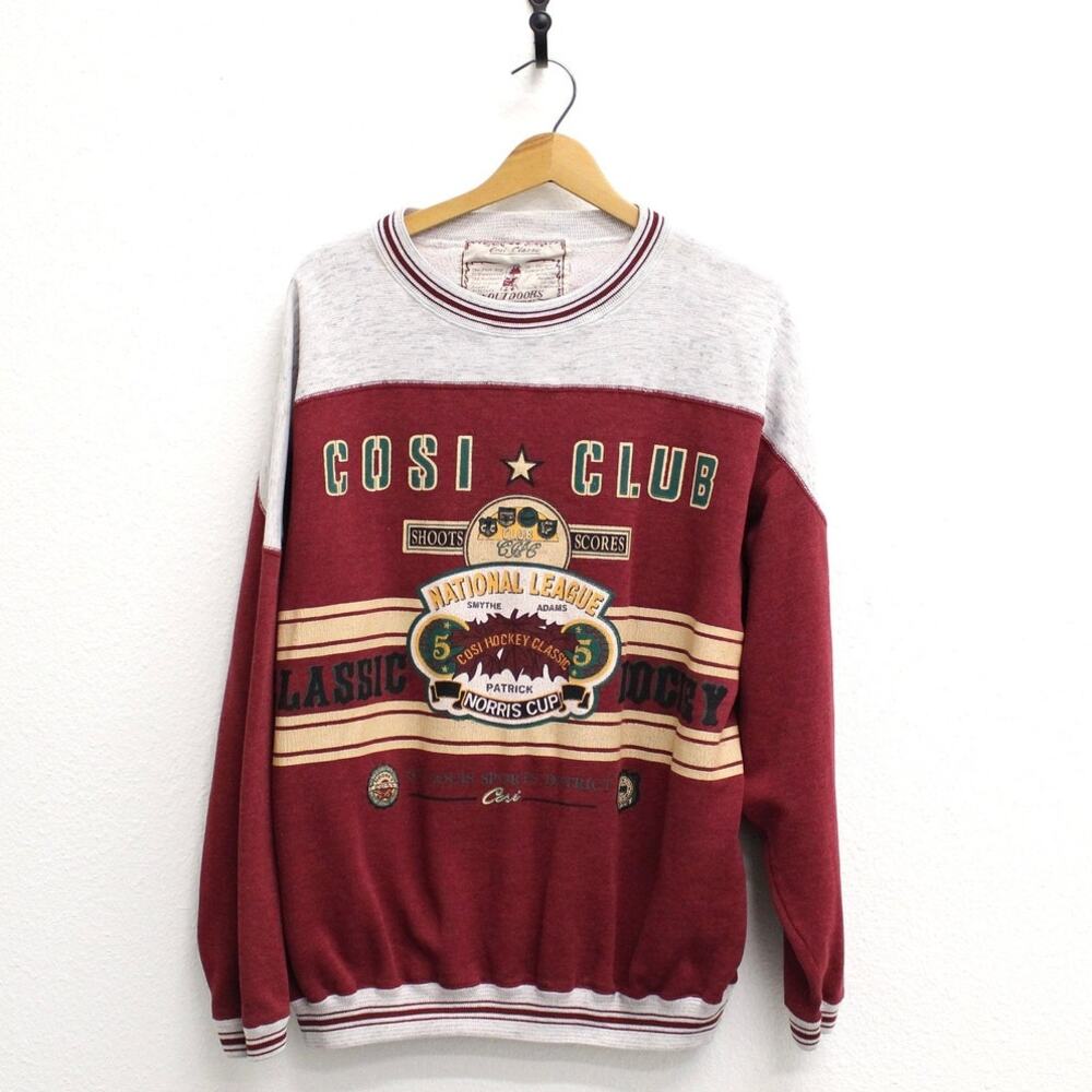 Vintage 90s Cosi Club Norris Cup St Louis Hockey Sweatshirt Men’s XL NHL